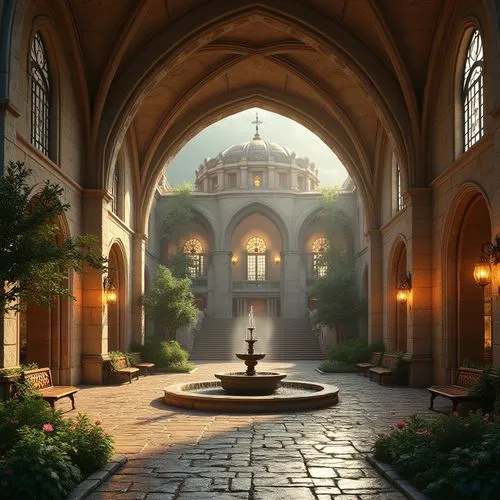 monastery of santa maria delle grazie,mirogoj,theed,cloistered,assisi,cloister,cloisters,monastery,courtyards,sapienza,convent,courtyard,monastery garden,inside courtyard,certosa di pavia,the basilica,monastero,glyptotek,immaculata,collegiate basilica,Photography,General,Realistic