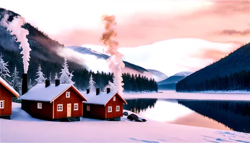 christmas landscape,winter village,winter background,christmas snowy background,christmasbackground,winter house,vinter,rendalen,bjorndalen,telemark,winter landscape,christmas background,nordnorge,norvegia,santa's village,mountain huts,norge,norways,winter lake,snowy landscape,Unique,3D,Garage Kits