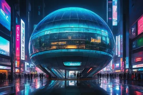 glass sphere,cybercity,futuristic architecture,glass ball,tokyo,technosphere,tokyo city,shinjuku,futuristic landscape,futuristic,mirror ball,akihabara,discoidal,ikebukuro,lensball,urbanworld,primosphere,yodobashi,guangzhou,cyberview,Illustration,Paper based,Paper Based 19