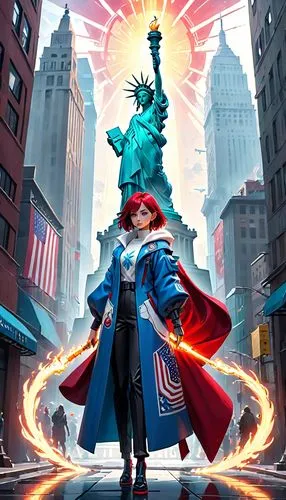 america,queen of liberty,liberty,captain american,capitanamerica,united states of america,usa,the statue of liberty,lady liberty,uncle sam,patriotism,patriot,patriotic,american,nyse,figure of justice,statue of liberty,u s,superhero background,americana,Anime,Anime,Cartoon