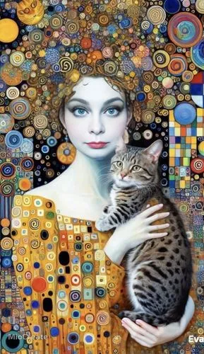 klimt,klimts,klimke,klimley,fornasetti,cat image