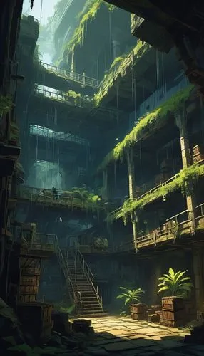 ancient city,environments,lost place,industrial ruin,abandoned place,undock,ruins,paleoenvironment,labyrinthian,environment,underwater oasis,cenote,subterranean,beneath,lostplace,cavernosa,ruin,undocks,ravine,aquarium