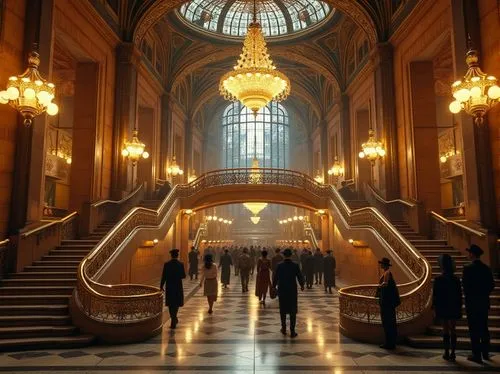 musée d'orsay,entrance hall,kungligahallen,immenhausen,foyer,gct,hall of nations,riksdag,palace of the parliament,saint george's hall,royal interior,gewerkschaftsbund,kursaal,teylers,hall of the fallen,kurhaus,enfilade,palace of parliament,europe palace,emporium,Photography,General,Realistic