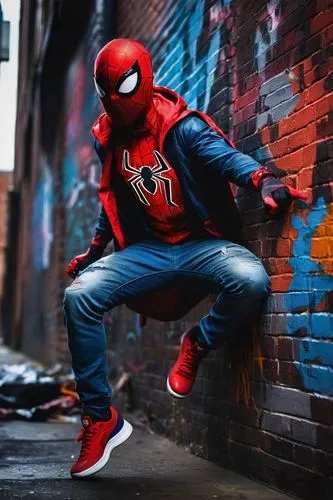 superhero background,spider-man,spiderman,spider man,webs,spider bouncing,marvel,wall,red super hero,super hero,webbing,marvel comics,comic hero,superhero,the suit,cosplay image,web,spider,merc,photoshop manipulation,Illustration,Realistic Fantasy,Realistic Fantasy 05