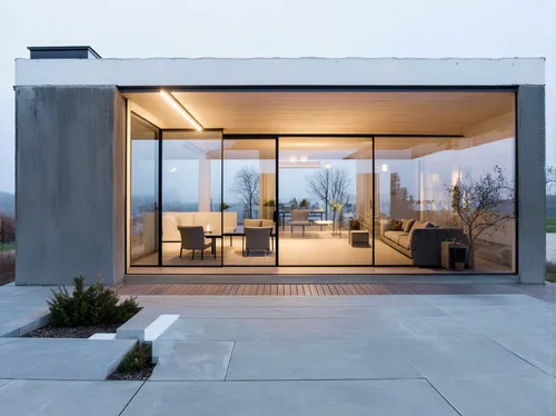 dunes house,modern house,cubic house,cube house,glass wall,prefab