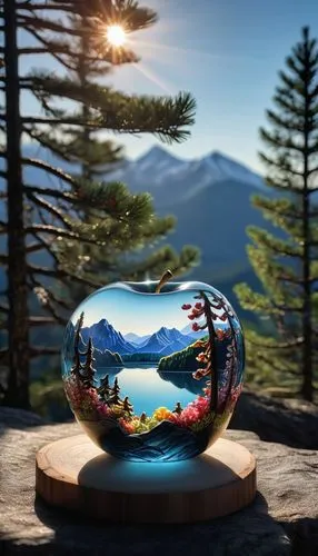 lensball,glass sphere,glass painting,snowglobes,snow globes,crystal ball-photography,christmas globe,snow globe,yard globe,crystal ball,glass ornament,wooden bowl,glass ball,round autumn frame,wood art,circle shape frame,swiss ball,glass yard ornament,landscape background,lake tahoe,Photography,Artistic Photography,Artistic Photography 02