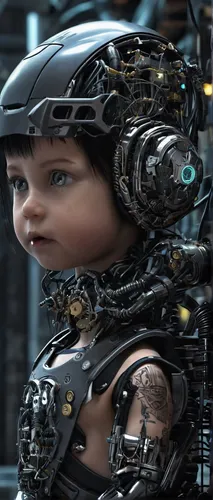 You are a sitter for a mischievous toddler. Describe a chaotic day filled with laughter and adventures.,cyborg,cybernetics,endoskeleton,artificial intelligence,ai,cgi,machine learning,exoskeleton,cybe