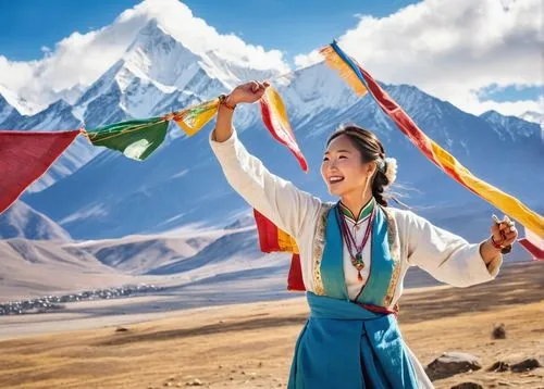 tibetan prayer flags,prayer flags,tibetan,tibet,gokyo ri,everest region,bhutan,prayer flag,nepal,himalayan,ladakh,mongolia eastern,leh,inner mongolian beauty,himalaya,mongolia,tibetan food,yunnan,ama dablam,gilnyangyi,Illustration,Japanese style,Japanese Style 19