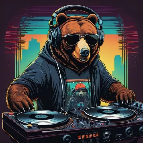 bearmanor,bearman,dj,bebearia,bearlike,bearss,Illustration,Realistic Fantasy,Realistic Fantasy 25