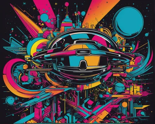 80's design,abstract retro,atom,epcot ball,vector graphic,sci - fi,sci-fi,scifi,space art,sci fi,vector illustration,pinball,pac-man,abstract multicolor,cyberpunk,artistic roller skating,spacecraft,abstract cartoon art,abstract design,electron,Conceptual Art,Graffiti Art,Graffiti Art 01