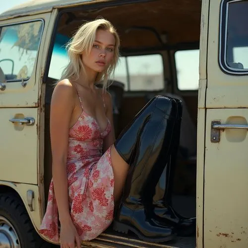 yvonne strahovski,strahovski,michalka,van,kombi,girl in car