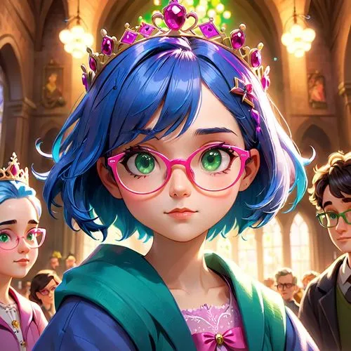 maeve,marinette,karou,evie,princess crown,megane,spring crown,crown icons,tiara,merula,summer crown,mei,crown,fairy tale icons,riska,kids glasses,saiki,birthday banner background,spectacles,miriya,Anime,Anime,Cartoon