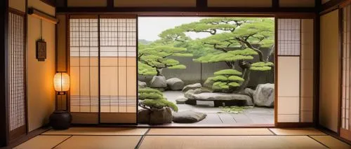 japanese-style room,ryokan,ryokans,japanese zen garden,japan garden,kyoto,japanese garden ornament,tatami,dojo,japanese shrine,garden door,japanese background,zen garden,japanese garden,background with stones,japanese restaurant,japanese art,doorway,kaiseki,bonsai,Art,Artistic Painting,Artistic Painting 48