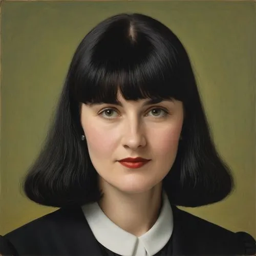 portrait of christi,official portrait,portrait of a girl,portrait of a woman,kisling,gothic portrait,Art,Artistic Painting,Artistic Painting 02