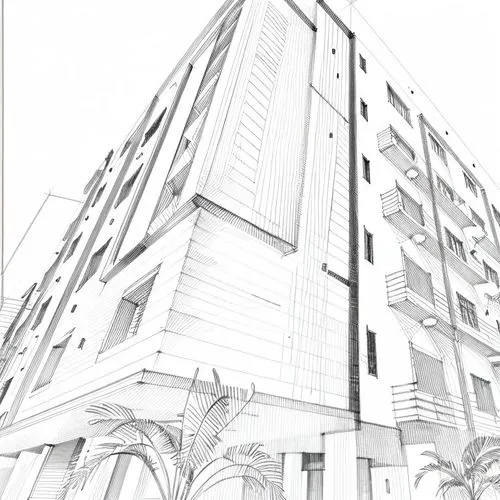 sketchup,edificio,residencial,bulding,facade painting,revit,high rise building,high-rise building,3d rendering,unbuilt,antilla,multistory,elphi,damac,mercure,habtoor,rotana,upbuilding,eifs,spandrel,Design Sketch,Design Sketch,Hand-drawn Line Art