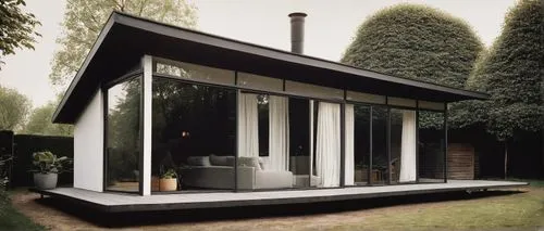 inverted cottage,cubic house,rietveld,prefab,prefabricated,electrohome,eichler,mid century house,frame house,pavillon,summerhouse,unimodular,folding roof,summer house,demountable,mid century modern,cube house,deckhouse,house shape,mirror house,Photography,Black and white photography,Black and White Photography 15