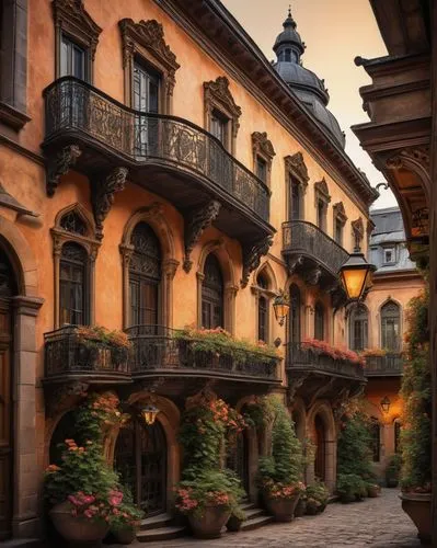 lviv,milanesi,camondo,cracovia,cortile,bergamo,citta alta in bergamo,buildings italy,prague,cremona,turin,old architecture,granada,krakow,recanati,beautiful buildings,trastevere,subotica,lombardy,pavia,Illustration,Realistic Fantasy,Realistic Fantasy 05