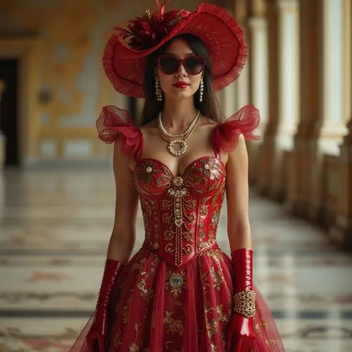 the carnival of venice,queen of hearts,lady in red,venetian mask,noblewoman,flamenca