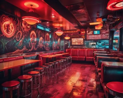 retro diner,liquor bar,new york restaurant,speakeasies,speakeasy,bar stools,ufo interior,barrooms,nightclub,dinsmoor,barfly,irish pub,nightspot,barflies,barroom,taverns,piano bar,spaceland,bucca,diner,Illustration,Realistic Fantasy,Realistic Fantasy 47