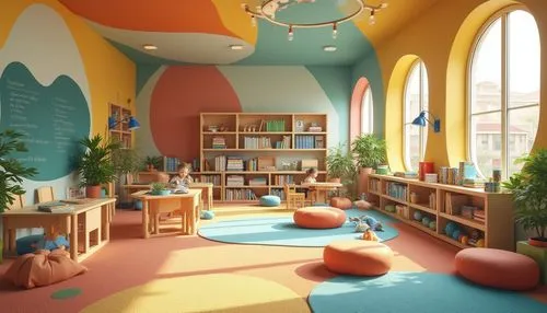 children's interior,children's room,kids room,nursery,children's bedroom,kidspace,school design,playroom,playrooms,playing room,gymnastics room,kindergarten,nursery decoration,prekindergarten,study room,bookshelves,baby room,schoolroom,the little girl's room,children's background,Photography,General,Realistic