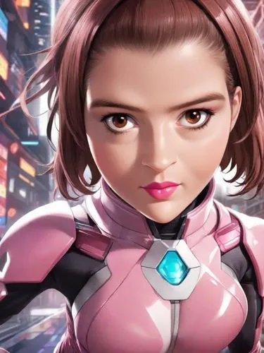 symetra,cg artwork,xmen,pink vector,pink diamond,vector girl,tracer,nova,x-men,valerian,kosmea,cyborg,x men,bjork,nora,anime 3d,cosmetic,sci fiction illustration,power icon,motorella,Digital Art,Anime