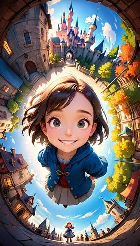 studio ghibli,flying girl,game illustration,pinocchio,children's background,little planet,android game,shanghai disney,lensball,fairy tale character,meteora,children's fairy tale,kids illustration,action-adventure game,wishing well,anime cartoon,mulan,magical adventure,hero academy,cg artwork,Anime,Anime,Cartoon