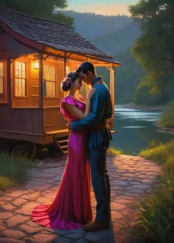 romantic scene,romantic portrait,fairytale,romantica,romanticizes,hansung,Conceptual Art,Daily,Daily 01