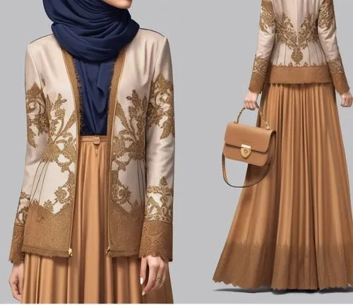 abayas,songket,brown fabric,abaya,tahiliani,kaftan,Photography,General,Realistic