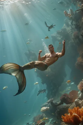 ammerman,merman,mermen,dammerman,kammerman,underwater background