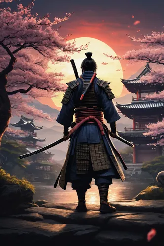 samurai,samurai fighter,tsukemono,yi sun sin,sōjutsu,shinobi,dusk background,samurai sword,sensei,rising sun,kenjutsu,lone warrior,swordsman,japanese art,goki,hijiki,japanese sakura background,world digital painting,japanese background,japanese martial arts,Photography,Fashion Photography,Fashion Photography 21