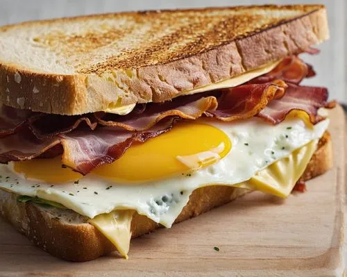 close-up of a cheese sandwitch with bacon and eggs and cheese,egg sandwich,breakfast sandwiches,yesawich,reubens,blts,club sandwich,bentwich,rueben,sandwicense,panino,croque,black forest ham,sandwicen