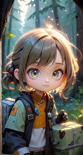 meteora,forest background,portrait background,nora,scout,adventurer,mountain guide,forest clover,life stage icon,edit icon,game illustration,goki,sunroot,ephedra,pines,autumn icon,growth icon,android 