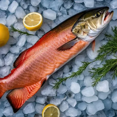 阿拉斯加州 (Alaska) - 野生三文鱼 (Wild Salmon),fjord trout,arctic char,sockeye salmon,wild salmon,coastal cutthroat trout,salmon-like fish,salmon fillet,salmon,fresh fish,cutthroat trout,tobaccofish,rainbow tro