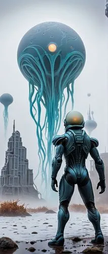 metroid,primordia,gravemind,gargantua,unigenitus,panspermia,Unique,3D,Garage Kits