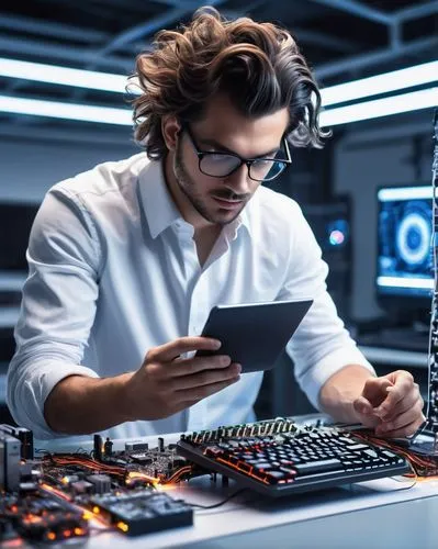 man with a computer,technologist,technological,crypto mining,electronic market,technolgy,electronics,techradar,technologie,cios,fractal design,exynos,noise and vibration engineer,dj,disassembler,genocyber,microcomputers,ltx,technimetrics,women in technology,Art,Classical Oil Painting,Classical Oil Painting 36