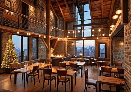 loft,lofts,alpine restaurant,breakfast room,dining room,penthouses,japanese restaurant,oread,skyloft,fine dining restaurant,wine bar,wooden beams,brickworks,new york restaurant,contemporary decor,brickyards,andaz,nemacolin,starwood,a restaurant,Photography,General,Realistic