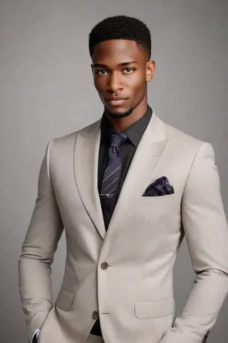 man in a suit standing with his hands in his pockets,masilela,iyanya,a black man on a suit,ikechukwu,black businessman,adekunle,Photography,Realistic