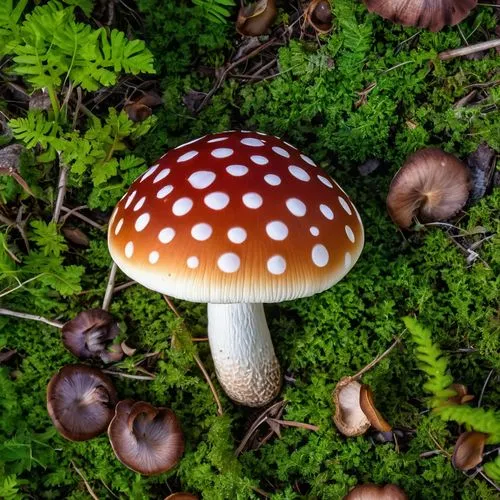 amanita,milkcap,muscaria,volvariella,basidiomycota,forest mushroom,Photography,General,Realistic