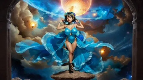 blue enchantress,sorceress,sona,bellona,hecate,undine