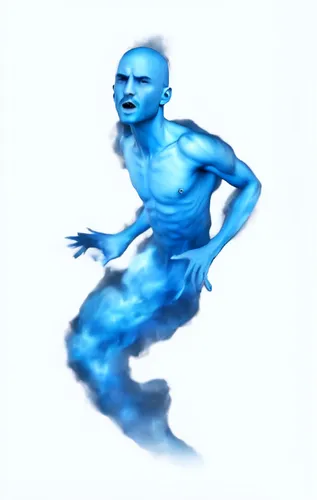 dr. manhattan,smurf,ice,iceman,blu,avatar,run,electro,png transparent,aquarius,h2o,om,cleanup,mundi,transparent image,quark,hydrogen,smurf figure,merfolk,usain bolt