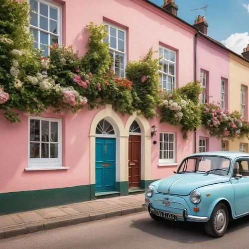 morris minor 1000,morris minor,portmeirion,kinsale,balamory,autobianchi,Photography,General,Realistic