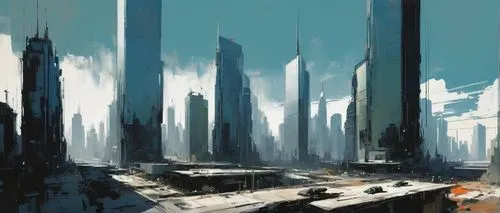 coruscant,futuristic landscape,cybercity,cityscape,monoliths,arcology,homeworld,skyscrapers,homeworlds,city skyline,destroyed city,cybertown,coruscating,high rises,metropolis,city scape,density,neuromancer,supertall,cyberport,Conceptual Art,Fantasy,Fantasy 10