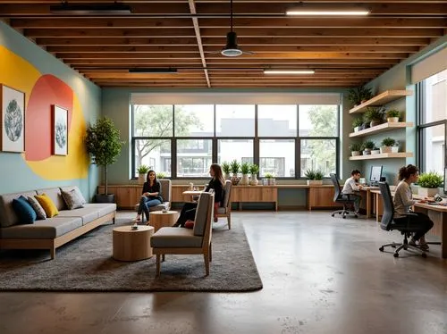 creative office,modern office,loft,lofts,modern decor,contemporary decor,workspaces,mid century modern,working space,offices,interior design,collaboratory,daylighting,the coffee shop,resourcehouse,coworking,dogpatch,midcentury,packinghouse,interior decor