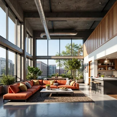 minotti,interior modern design,loft,lofts,mid century modern,modern decor,contemporary decor,modern living room,mid century house,concrete ceiling,neutra,corten steel,dunes house,snohetta,home interior,luxury home interior,living room,penthouses,interior design,modern room