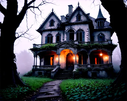 witch's house,creepy house,haunted house,the haunted house,witch house,victorian house,ghost castle,old victorian,abandoned house,house silhouette,haunted castle,lonely house,victorian,haunted cathedral,house in the forest,haunted,dreamhouse,hauntings,haunts,haddonfield,Illustration,Realistic Fantasy,Realistic Fantasy 02