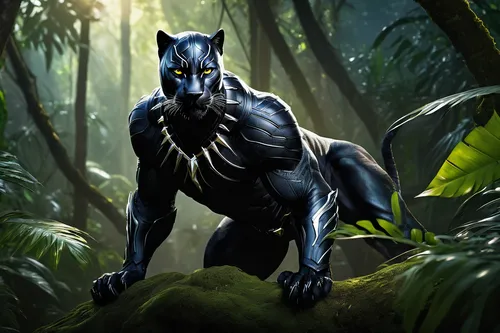 canis panther,panther,blue tiger,grey fox,felidae,wild cat,predator,head of panther,leopard's bane,tiger png,animal feline,south american gray fox,black warrior,wildcat,mystique,mammal,avatar,wolverine,predators,posavac hound,Illustration,American Style,American Style 01