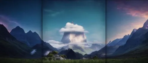 realistic, ,a digital rendering of a fantasy mountain scenery,cartoon video game background,cool backgrounds,3d background,backgrounds,youtube background,parallel worlds