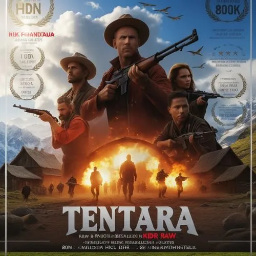 the movie ten tara with the main characters in action,tentera,tentena,tierralta,temuka,tierradentro,terrana,Photography,General,Realistic