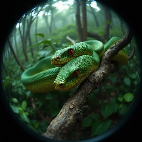 green tree python,green tree snake,green mamba,green snake,morelia viridis,gree tree python