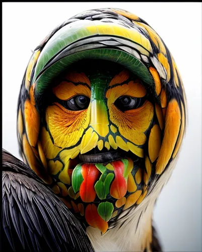 basler fasnacht,bodypainting,fasnet,face paint,body painting,face painting,wooden mask,maracatu,body art,venetian mask,golden mask,covid-19 mask,shamanic,germanic tribes,ffp2 mask,shamanism,tribal masks,hockey mask,goaltender mask,kokoshnik,Realistic,Landscapes,Rainforest Wildlife